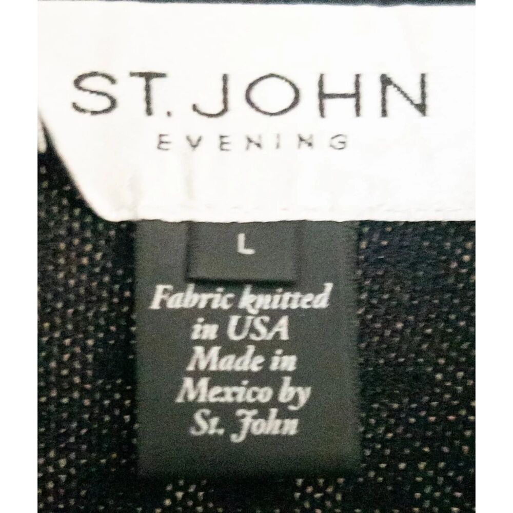 St. John Evening — Tank top | Wool blend Made in Mexico Knitted in USA · Sz L - Picture 9 of 9